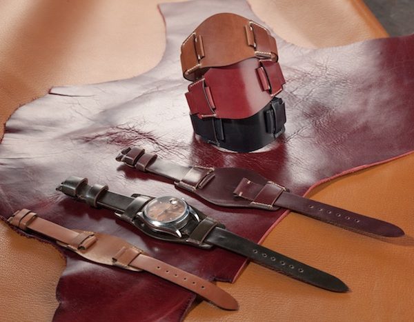 handmade leather bund straps